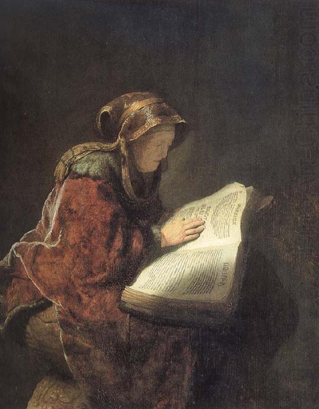 Rembrandt van rijn The Prophetess Anna china oil painting image